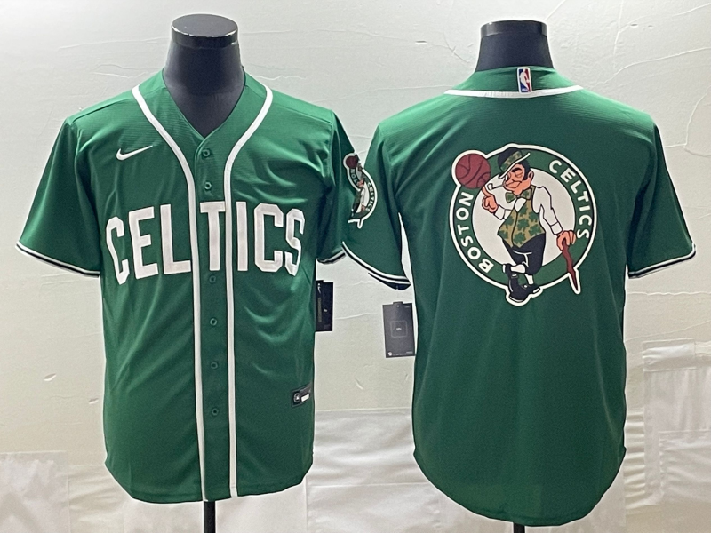 Nike 2023 Men Boston Celtics Blank green Nike NBA Jerseys style 3->boston celtics->NBA Jersey